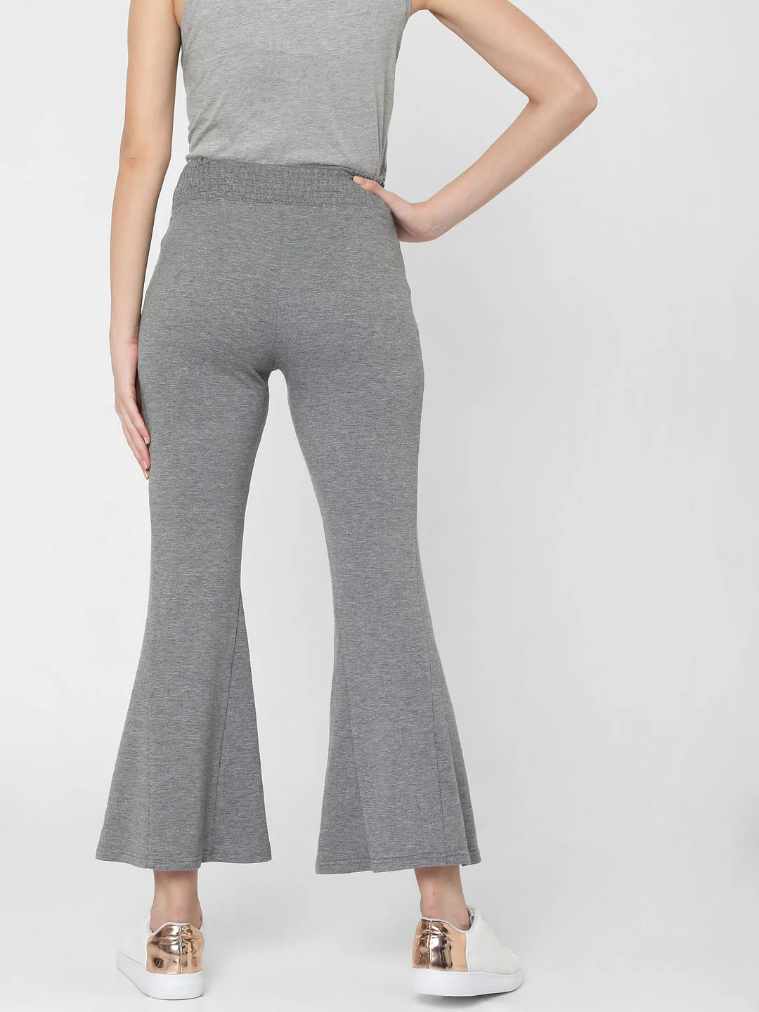 Grey Flared Lounge Pants - Image 4