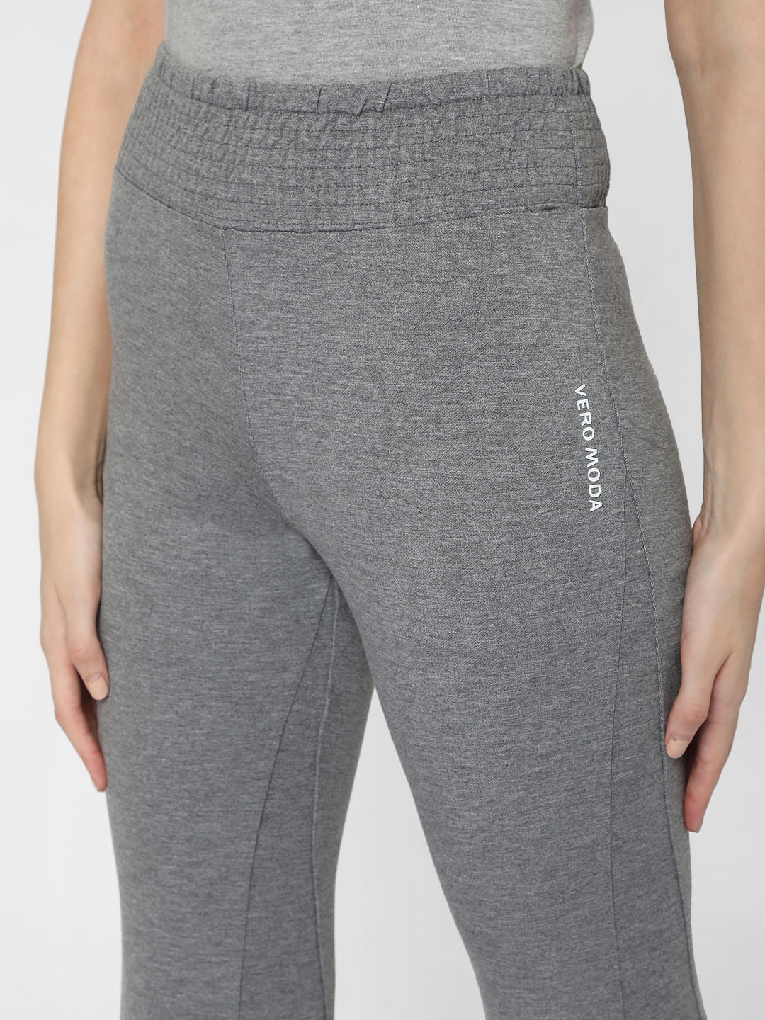 Grey Flared Lounge Pants - Image 5