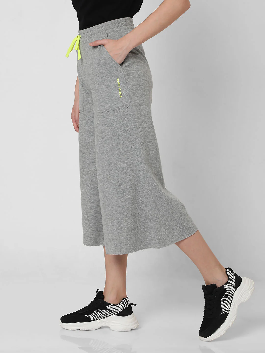 Grey Flared Lounge Pants - Image 3