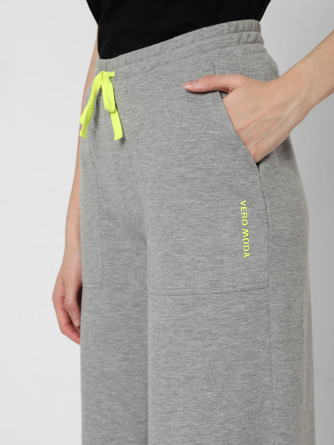 Grey Flared Lounge Pants - Image 5