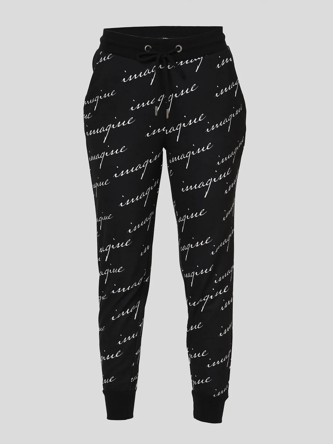 Black Printed Lounge Joggers - Image 6