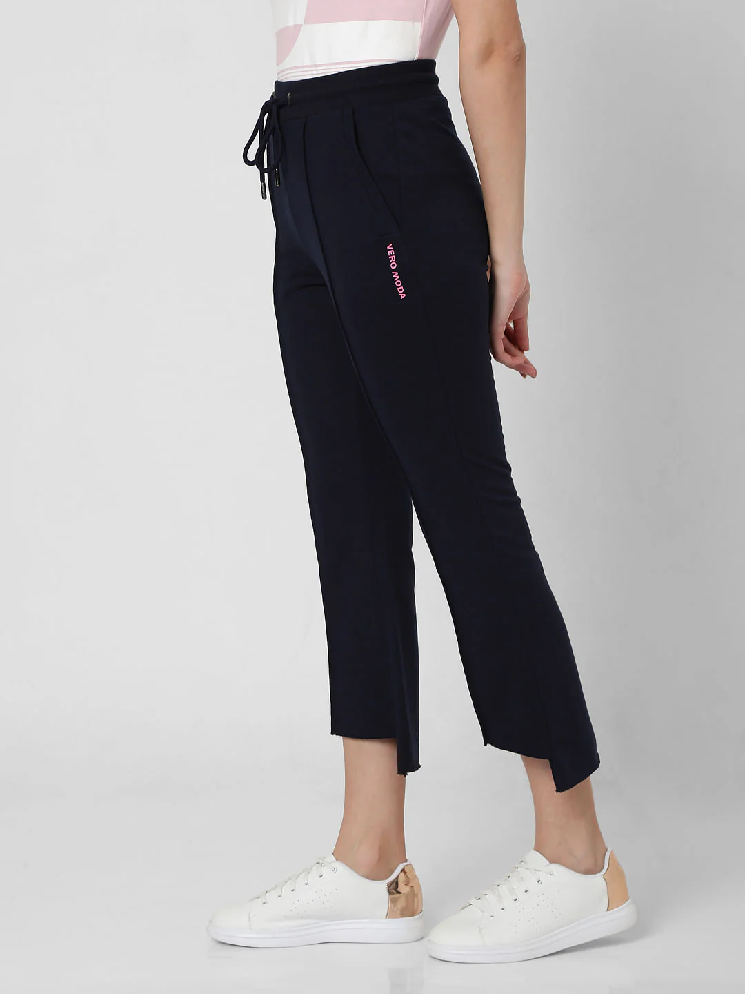 Navy Blue Flared Lounge Pants - Image 3