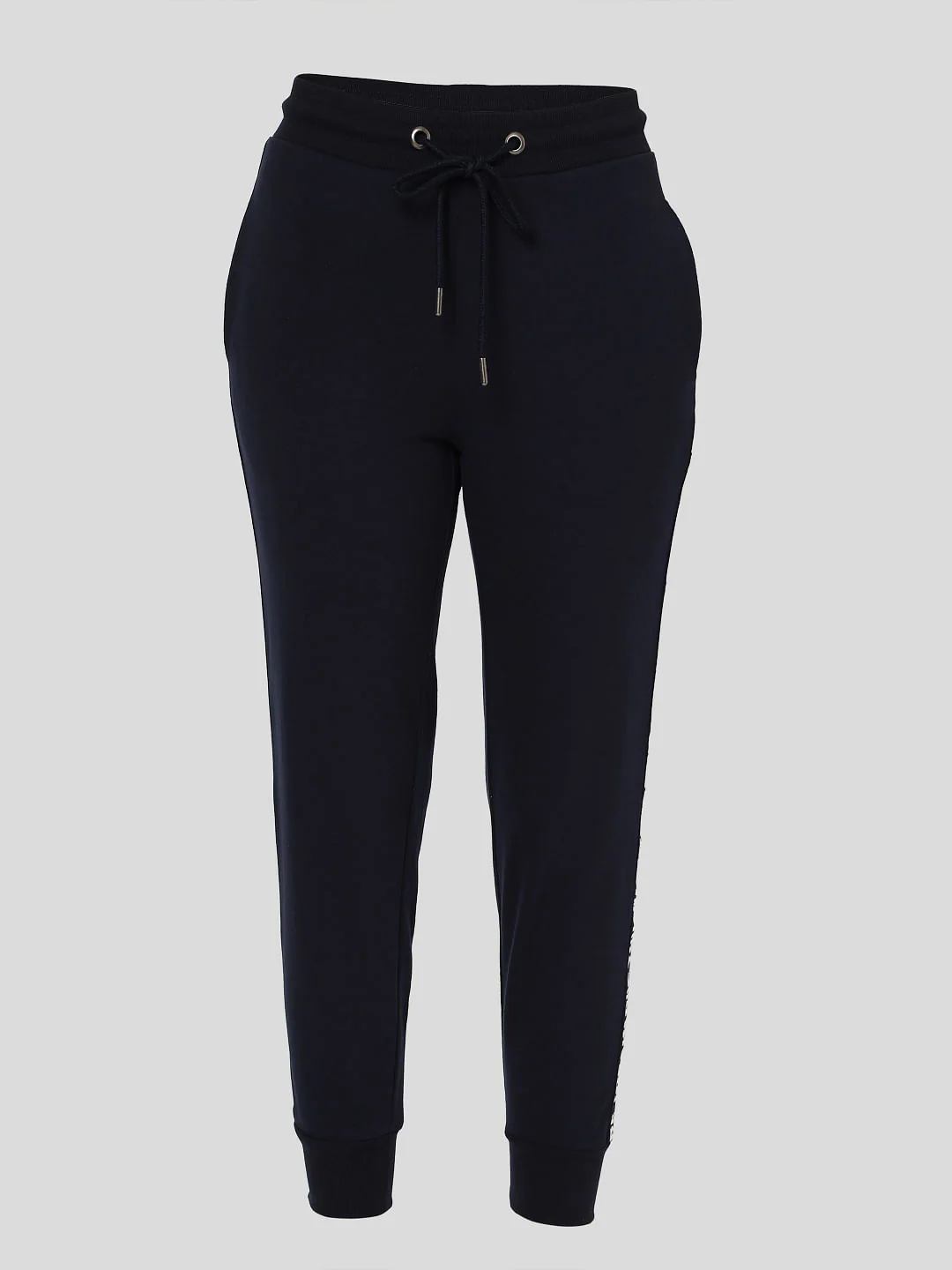 Blue Slogan Print Lounge Joggers - Image 6