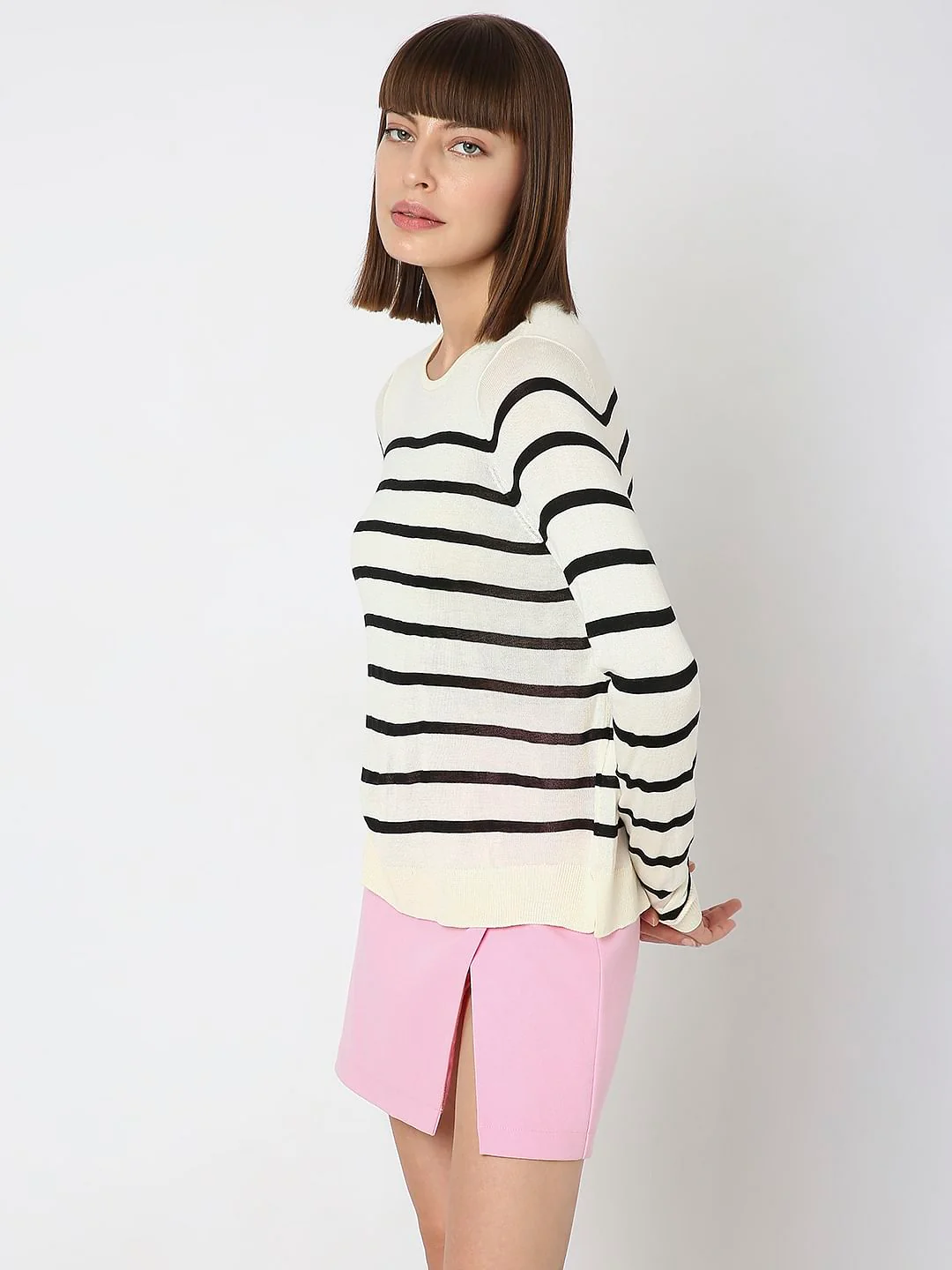 Off-White Striped Pullover - Image 3