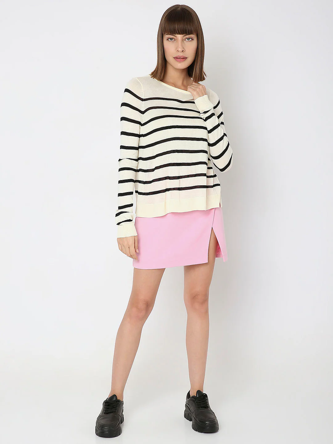 Off-White Striped Pullover - Image 5