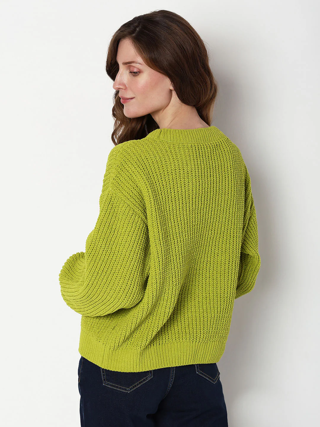 Green Round Neck Pullover - Image 4