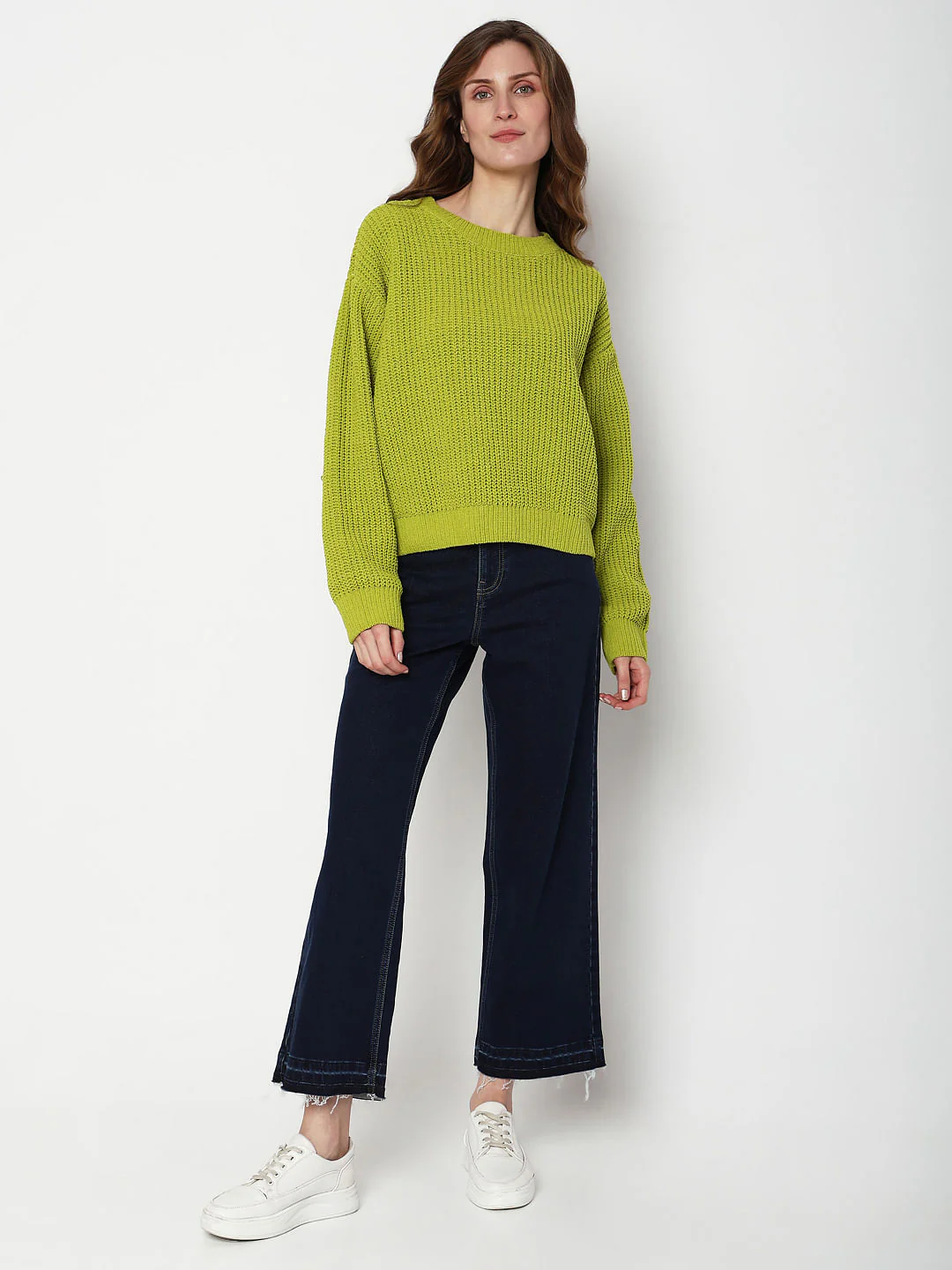 Green Round Neck Pullover - Image 5