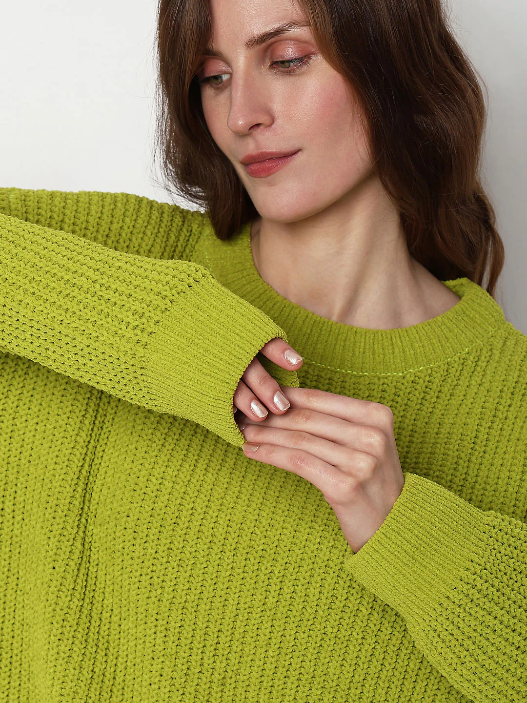 Green Round Neck Pullover - Image 6