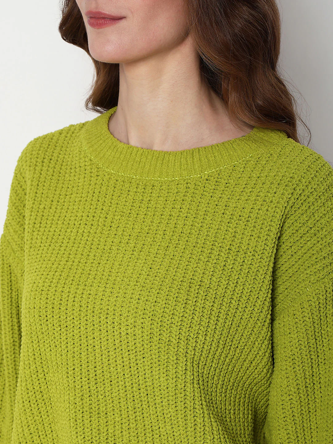 Green Round Neck Pullover - Image 8