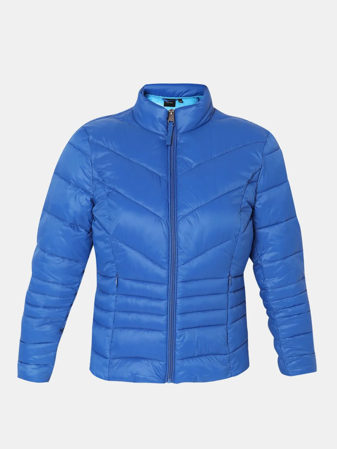 Blue Turtle Neck Puffer Jacket - Image 7
