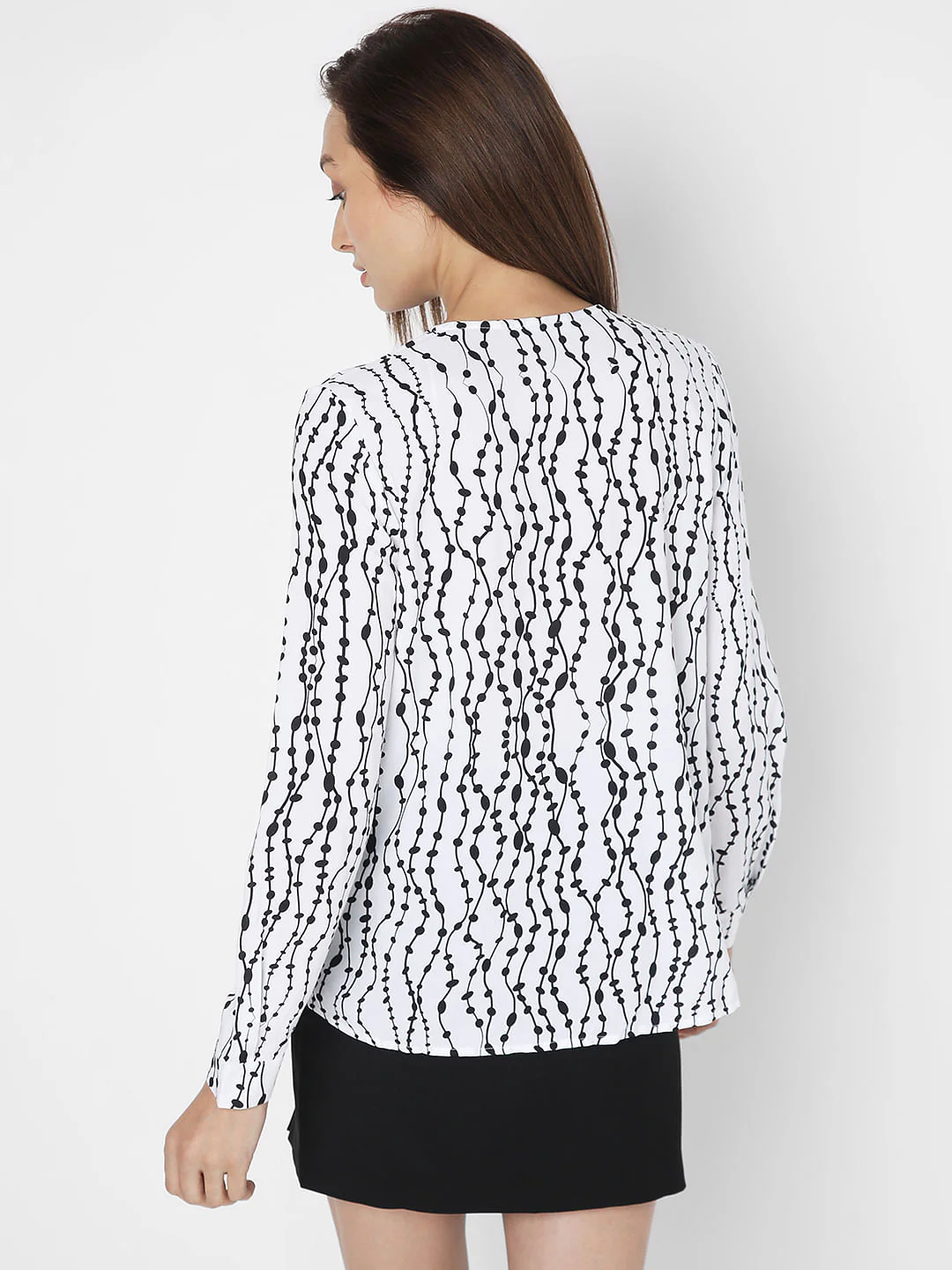White Printed Top - Image 4