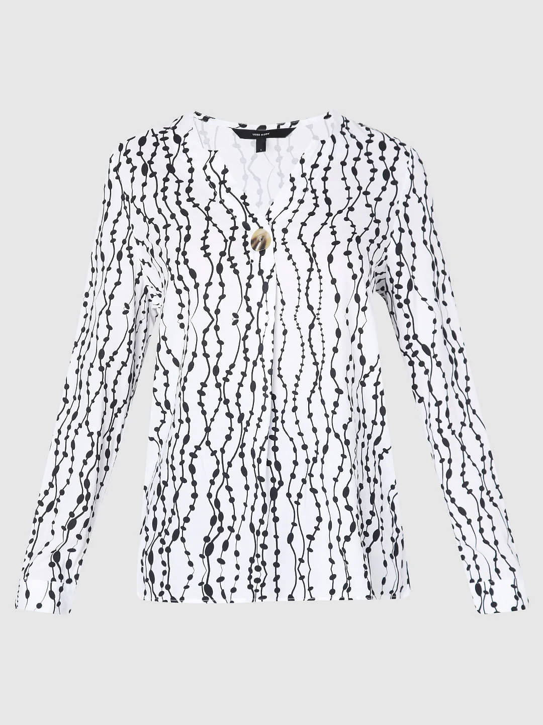 White Printed Top - Image 7