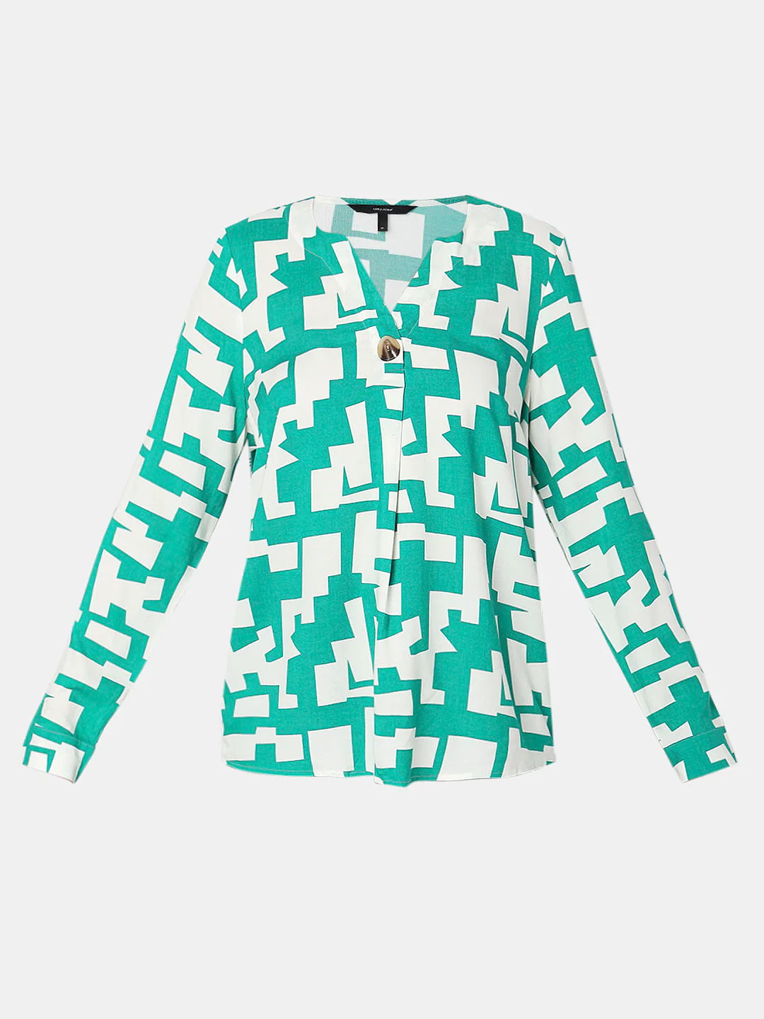 Green Printed Top - Image 7