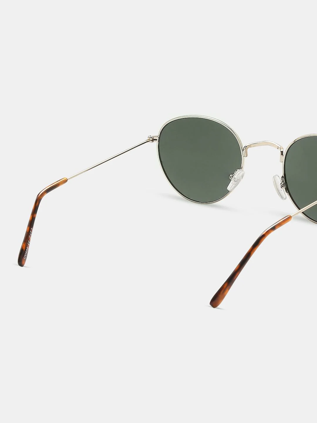 Gold Round Sunglasses - Image 4