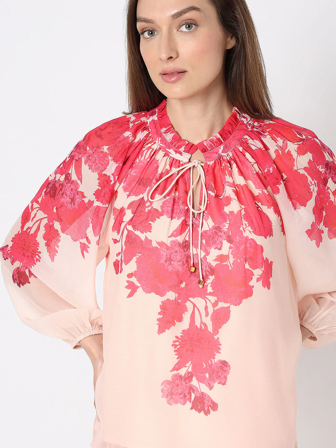 Pink Floral Co-Ord Set Top - Image 6