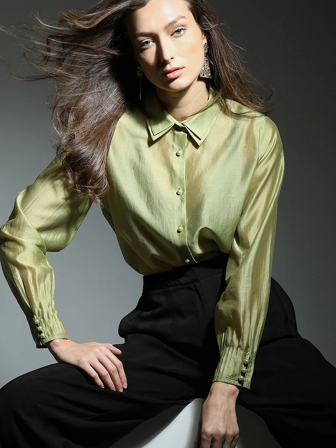 Sage Green Shirt