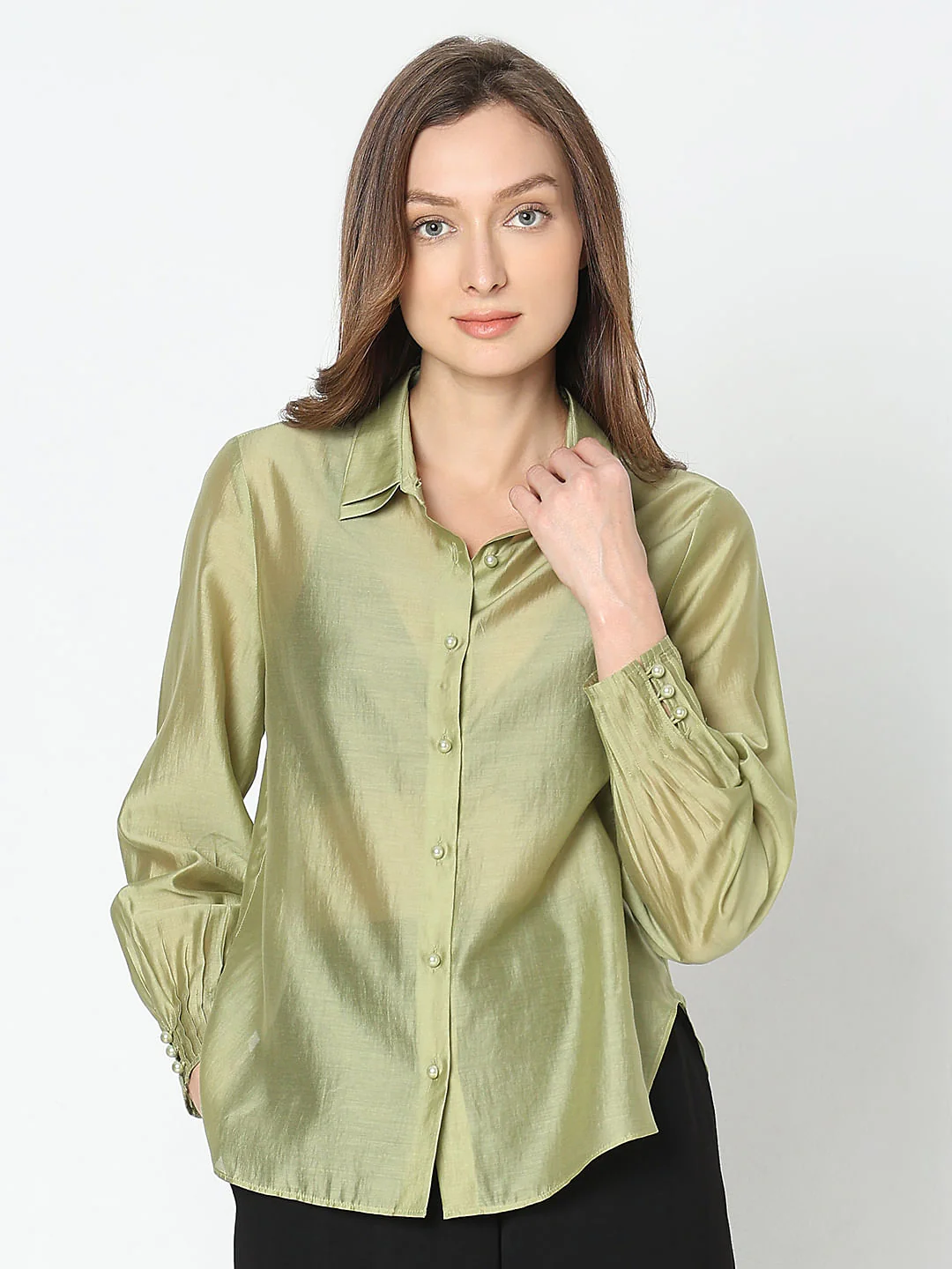 Sage Green Shirt - Image 2
