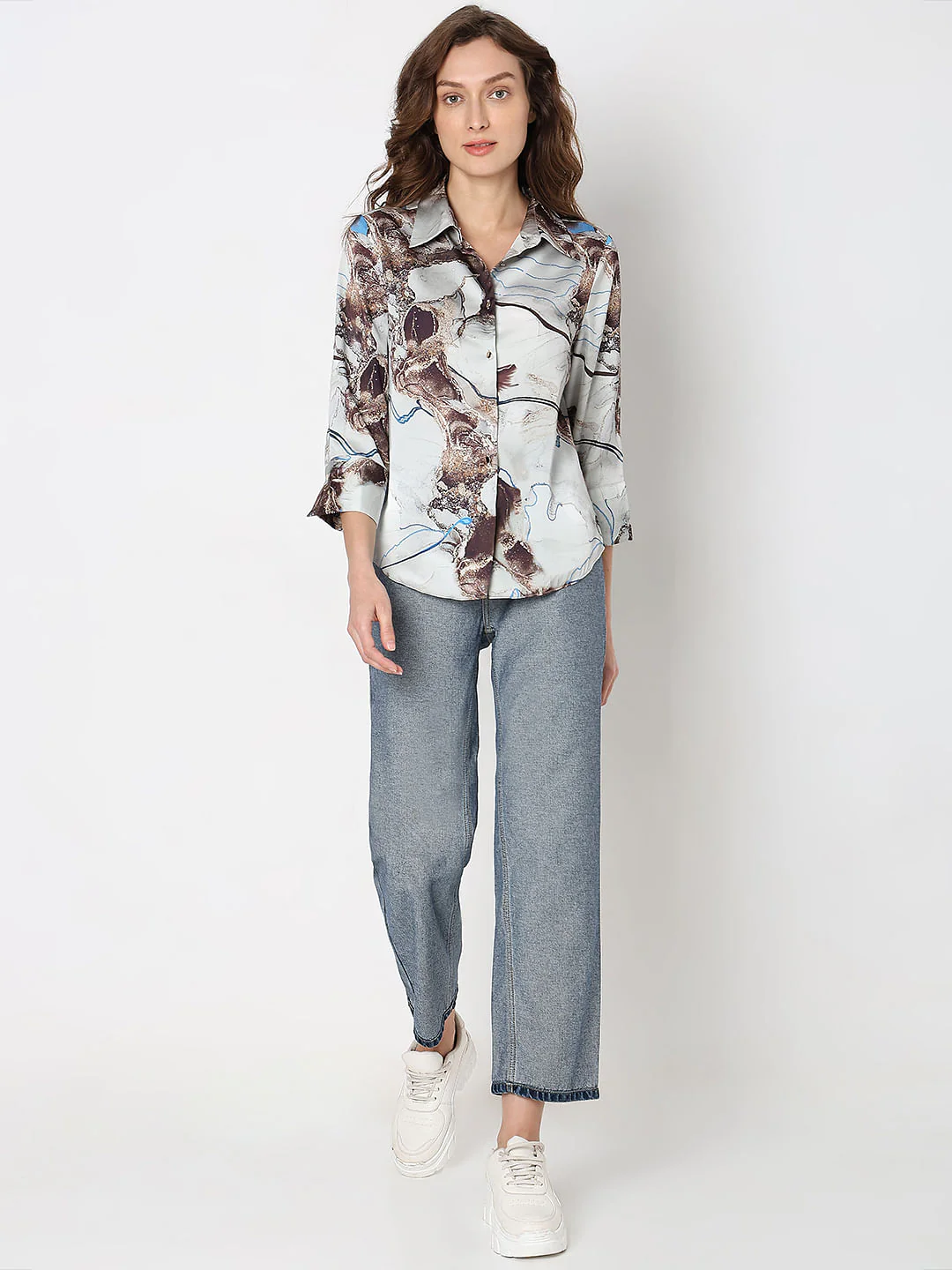 Grey Printed Shirt - Image 5