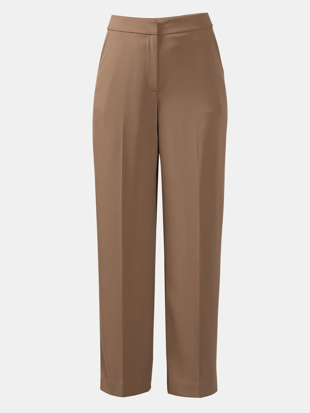 Brown Straight Fit Pants - Image 7