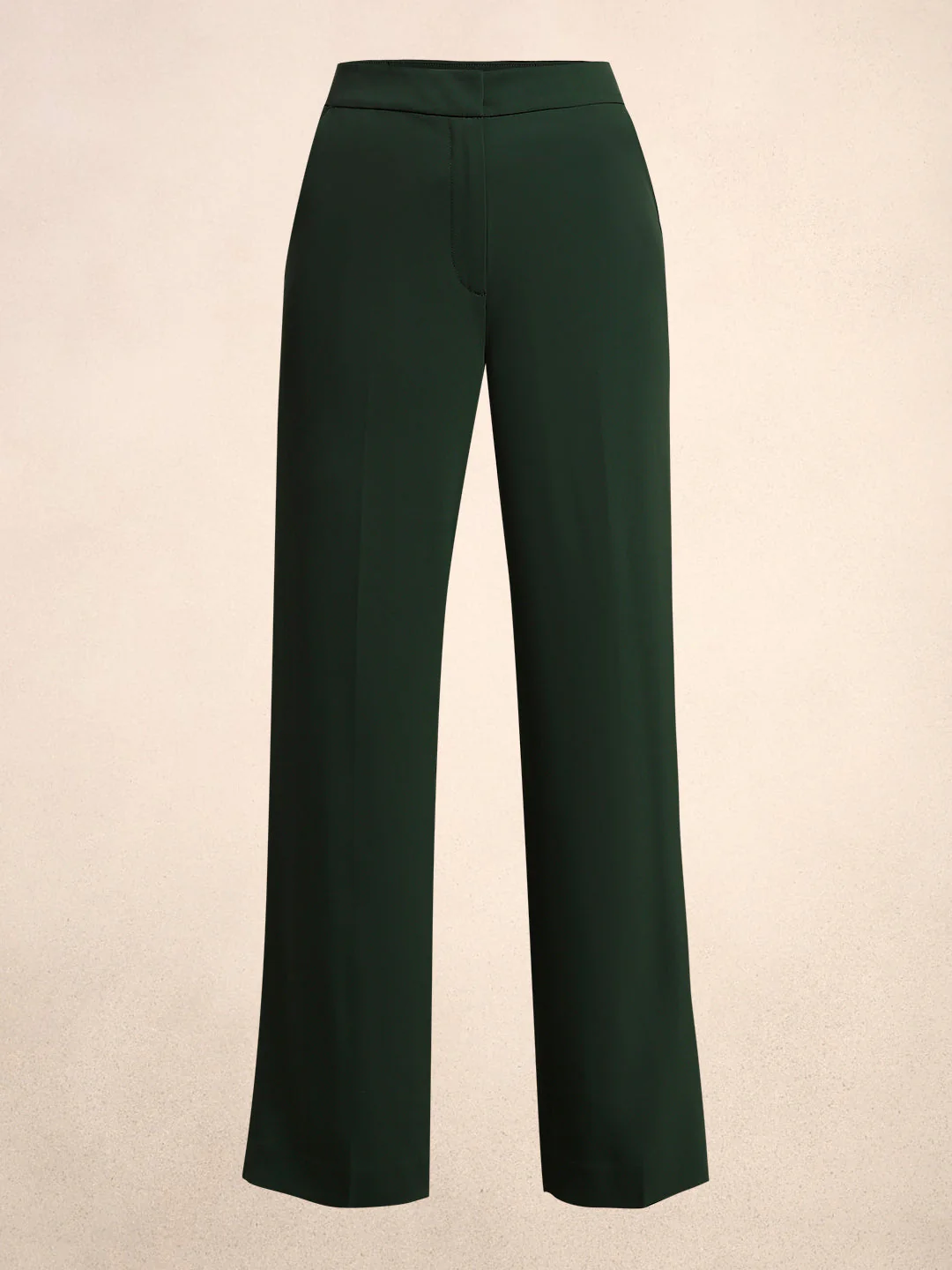 High Rise Wide Leg Pants - Green - Image 7