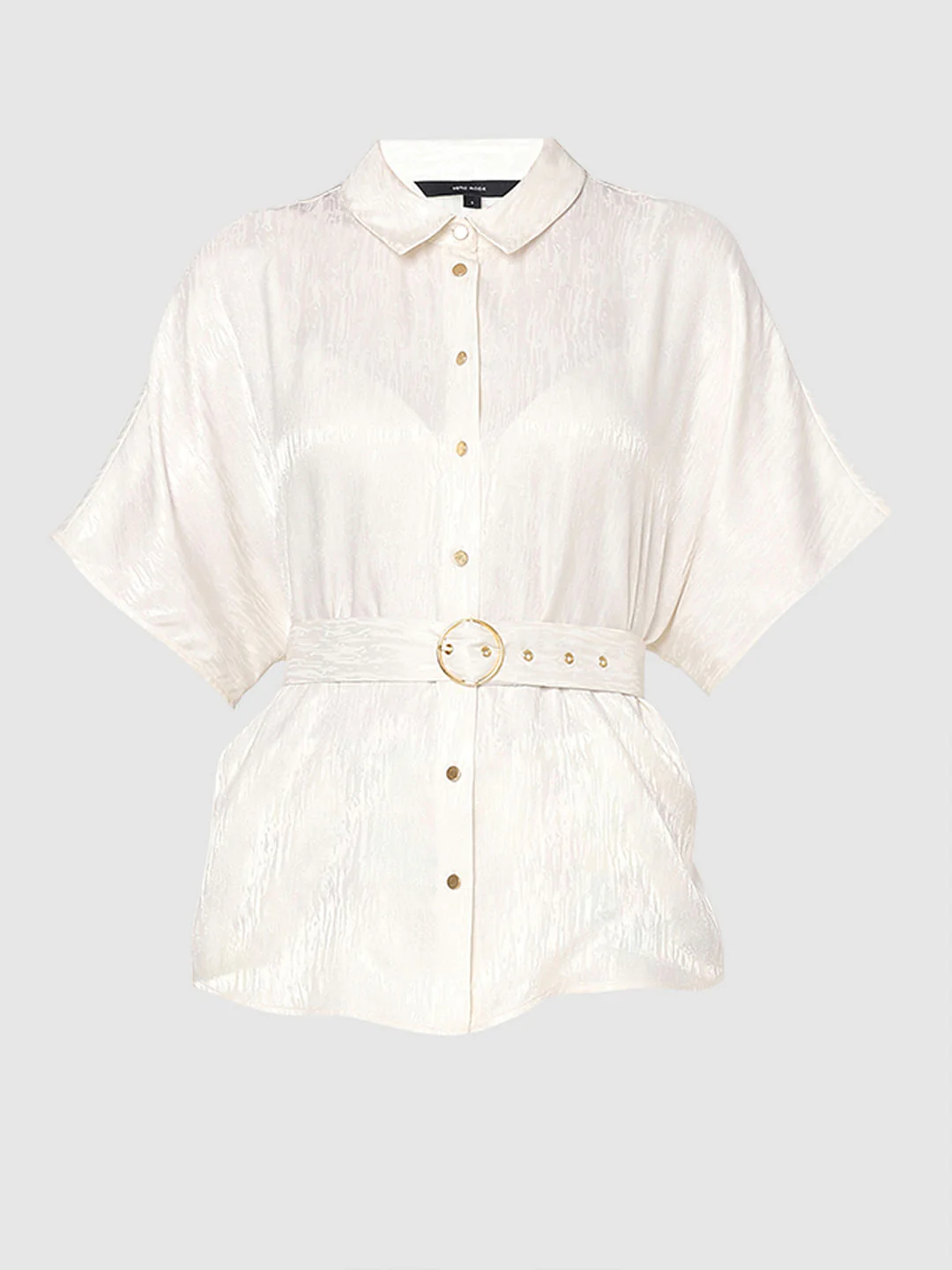 Off-White Textured Shirt - Image 7