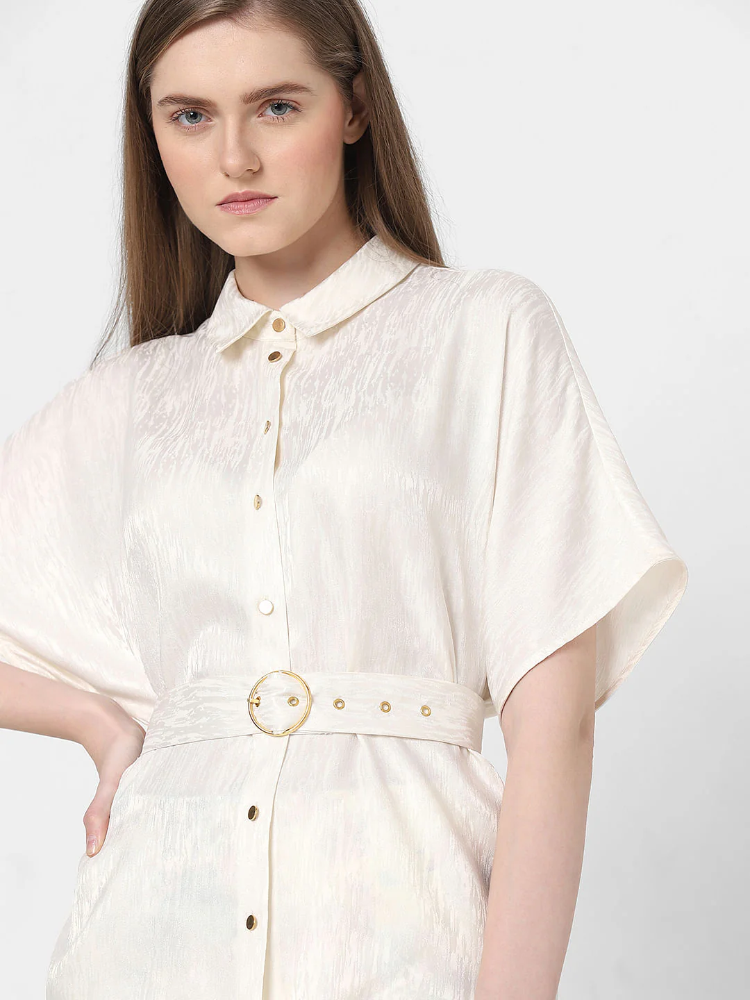 Off-White Textured Shirt - Image 8