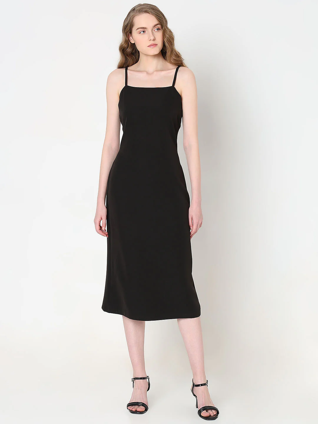 Black Midi Dress - Image 2
