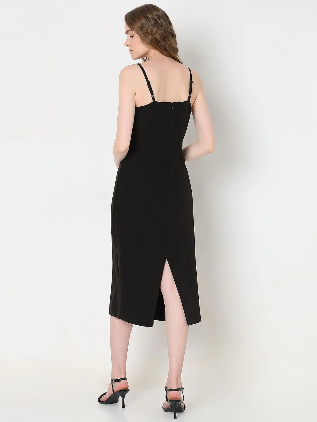 Black Midi Dress - Image 4