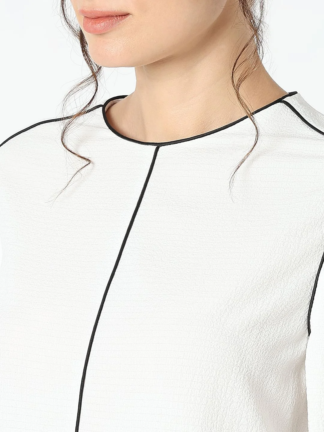 White Full Sleeves Top - Image 8