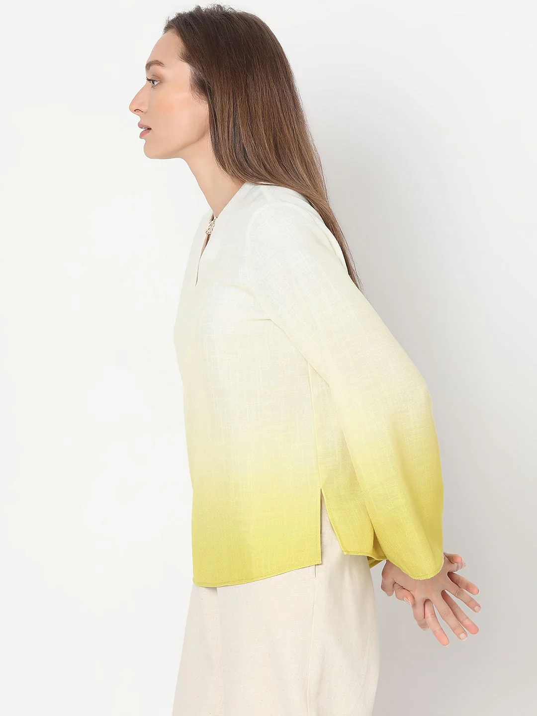 Yellow Ombre Top - Image 3