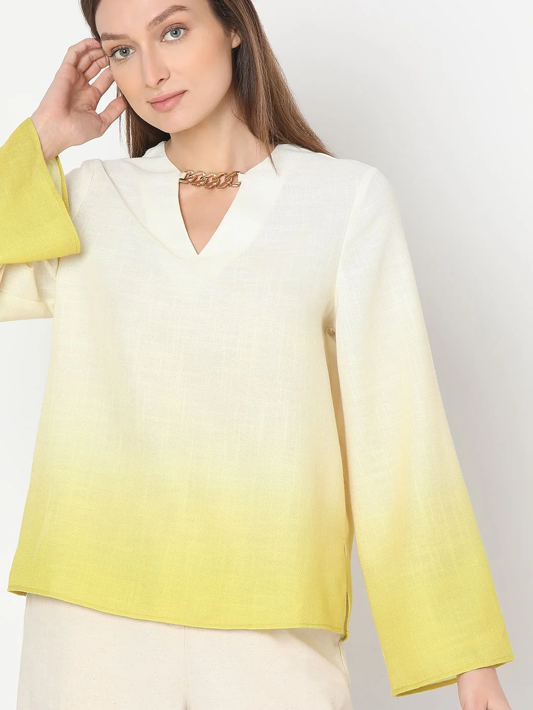Yellow Ombre Top - Image 6