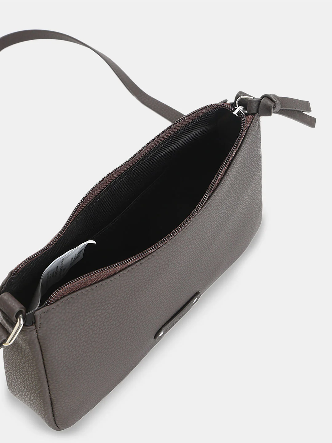 Chocolate Brown Shoulder Bag - Image 4