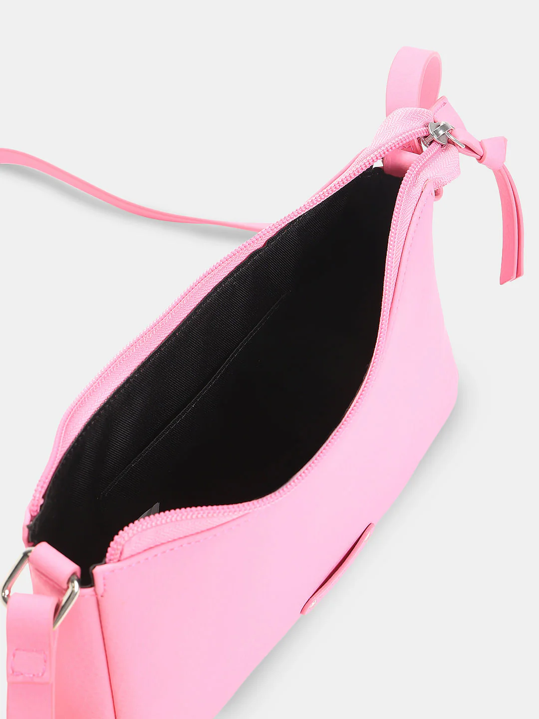 Pink Textured Sling Bag - Image 4