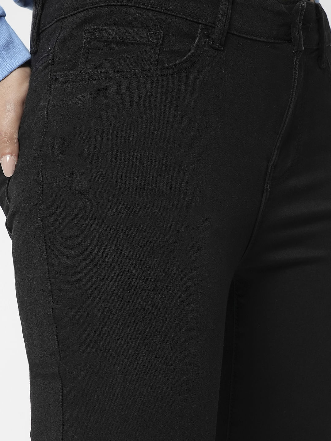 I.Scenery By Vero Moda Black Mid Rise Bootcut Jeans - Image 6