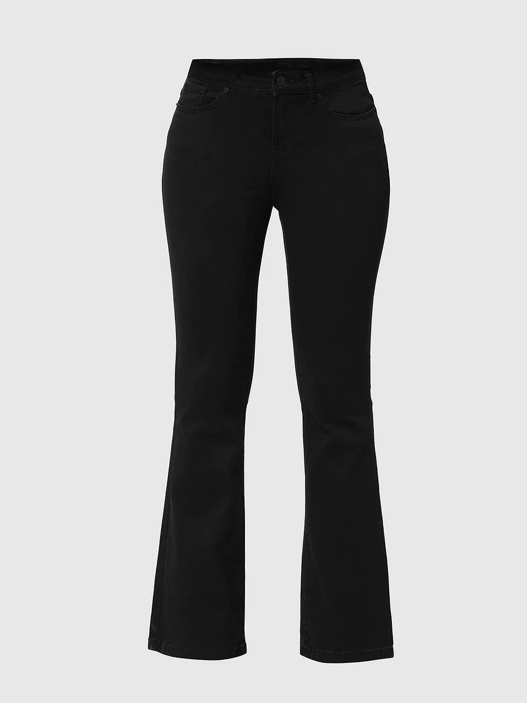 I.Scenery By Vero Moda Black Mid Rise Bootcut Jeans - Image 7
