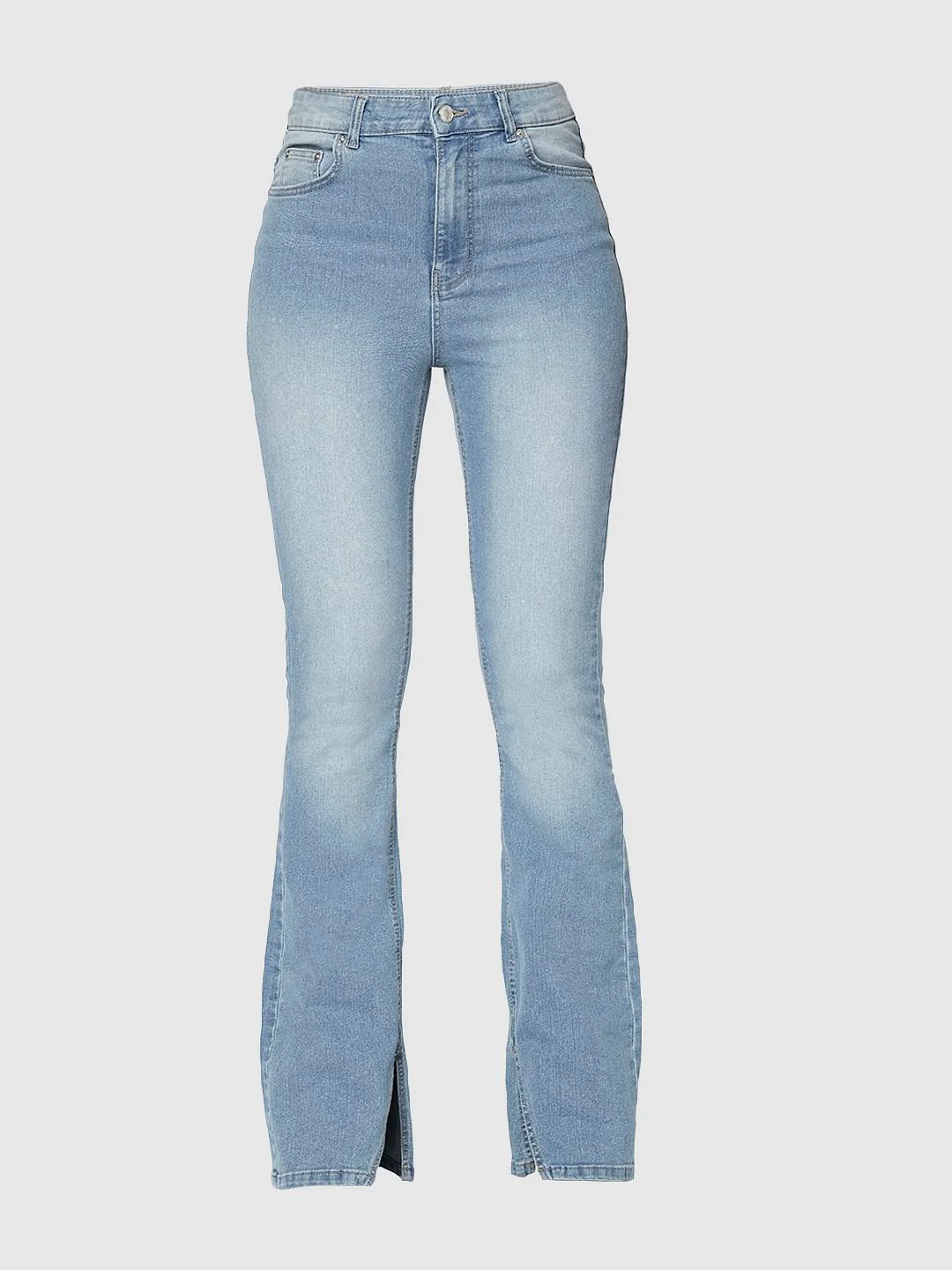 I.Scenery By Vero Moda Light Blue High Rise Petra Bootcut Jeans - Image 7