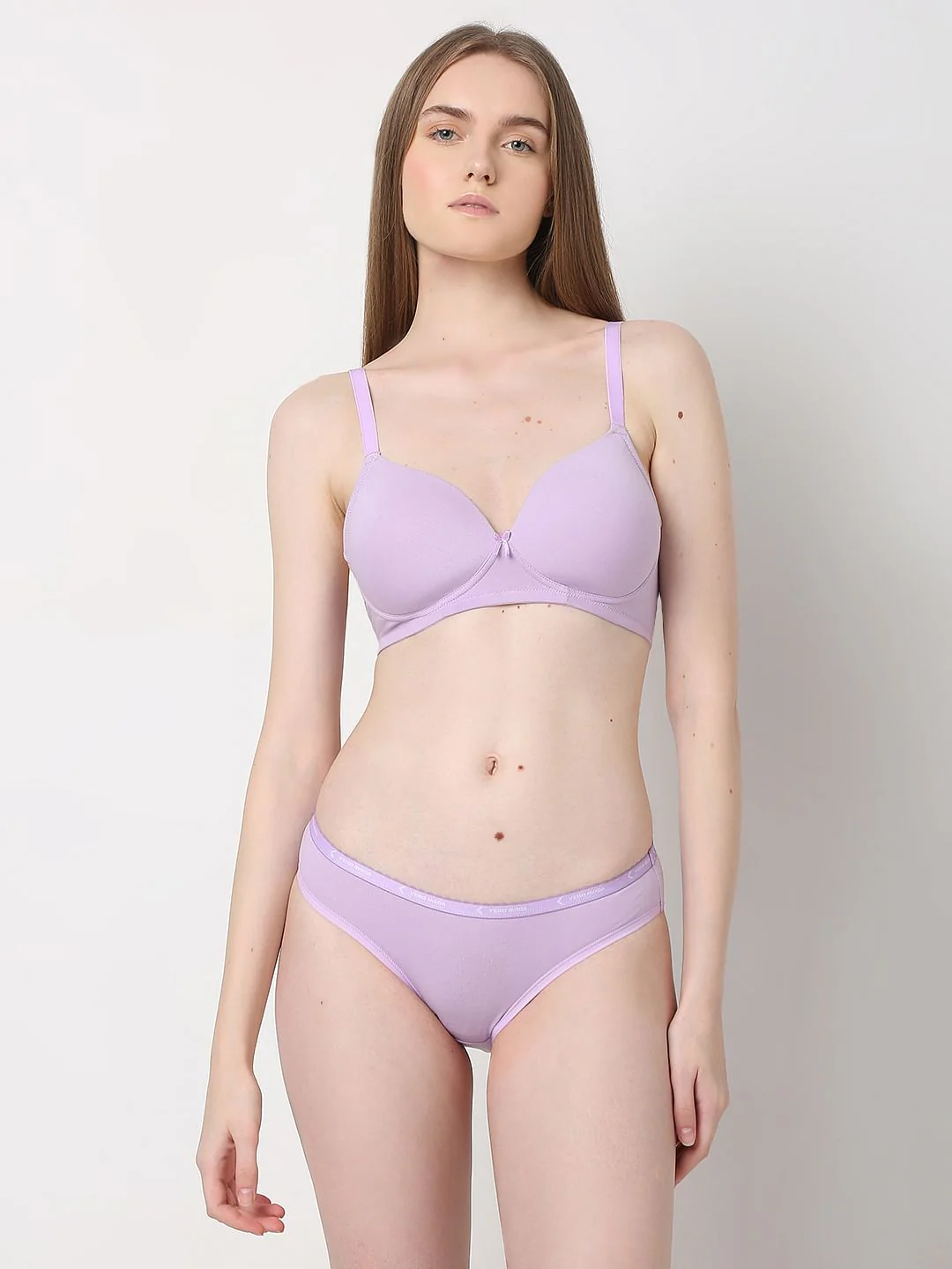 Intimates Purple Full Coverage Padded Non-Wired Bra - Image 2