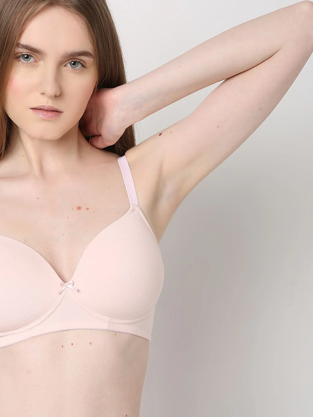 Intimates Light Pink Full Coverage Padded Non-Wired Bra - Image 6