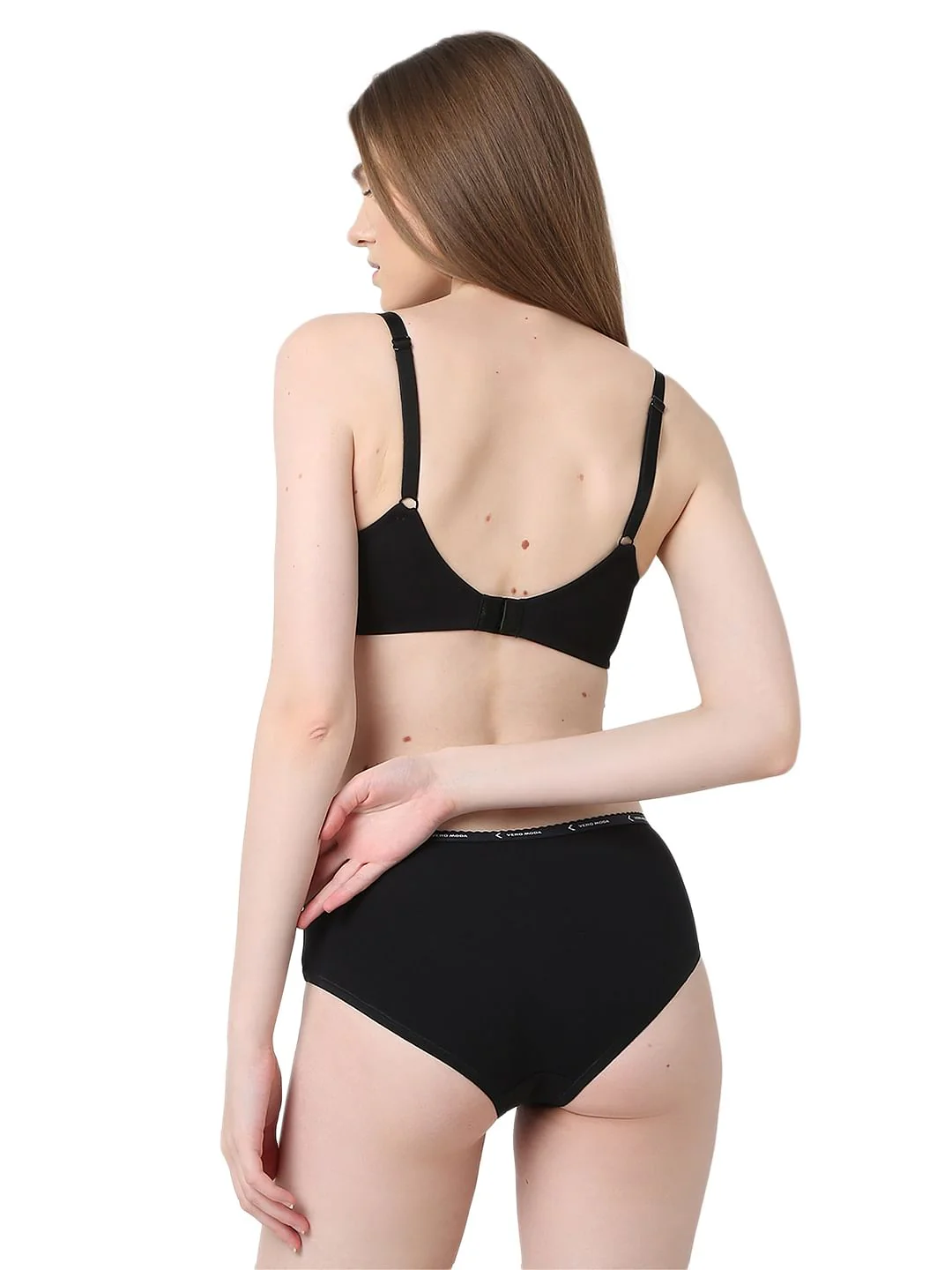 Intimates Black Full Coverage Padded Non-Wired Bra - Image 4