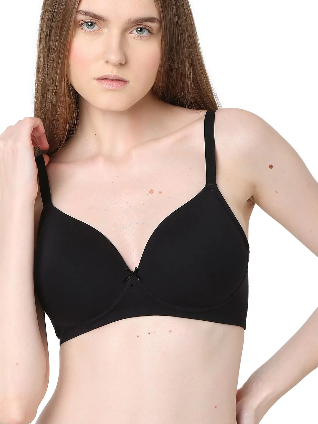 Intimates Black Full Coverage Padded Non-Wired Bra - Image 5