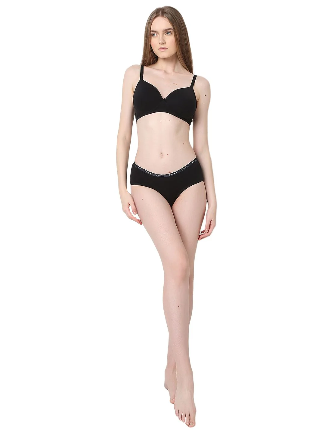 Intimates Black Full Coverage Padded Non-Wired Bra - Image 6