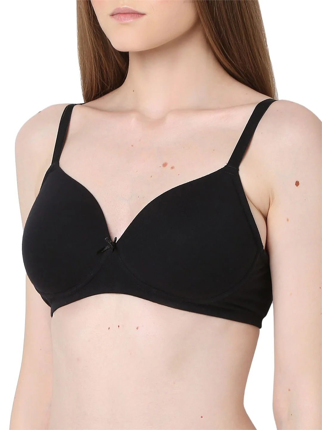 Intimates Black Full Coverage Padded Non-Wired Bra - Image 8