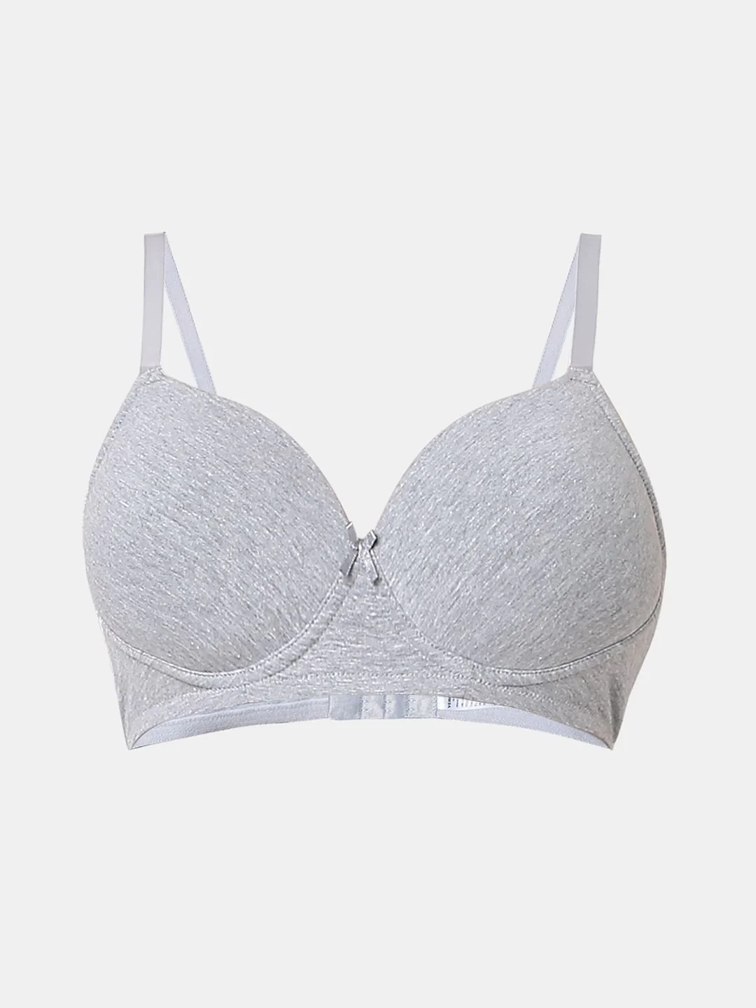Intimates Grey Full Coverage Padded Non-Wired Bra - Image 7