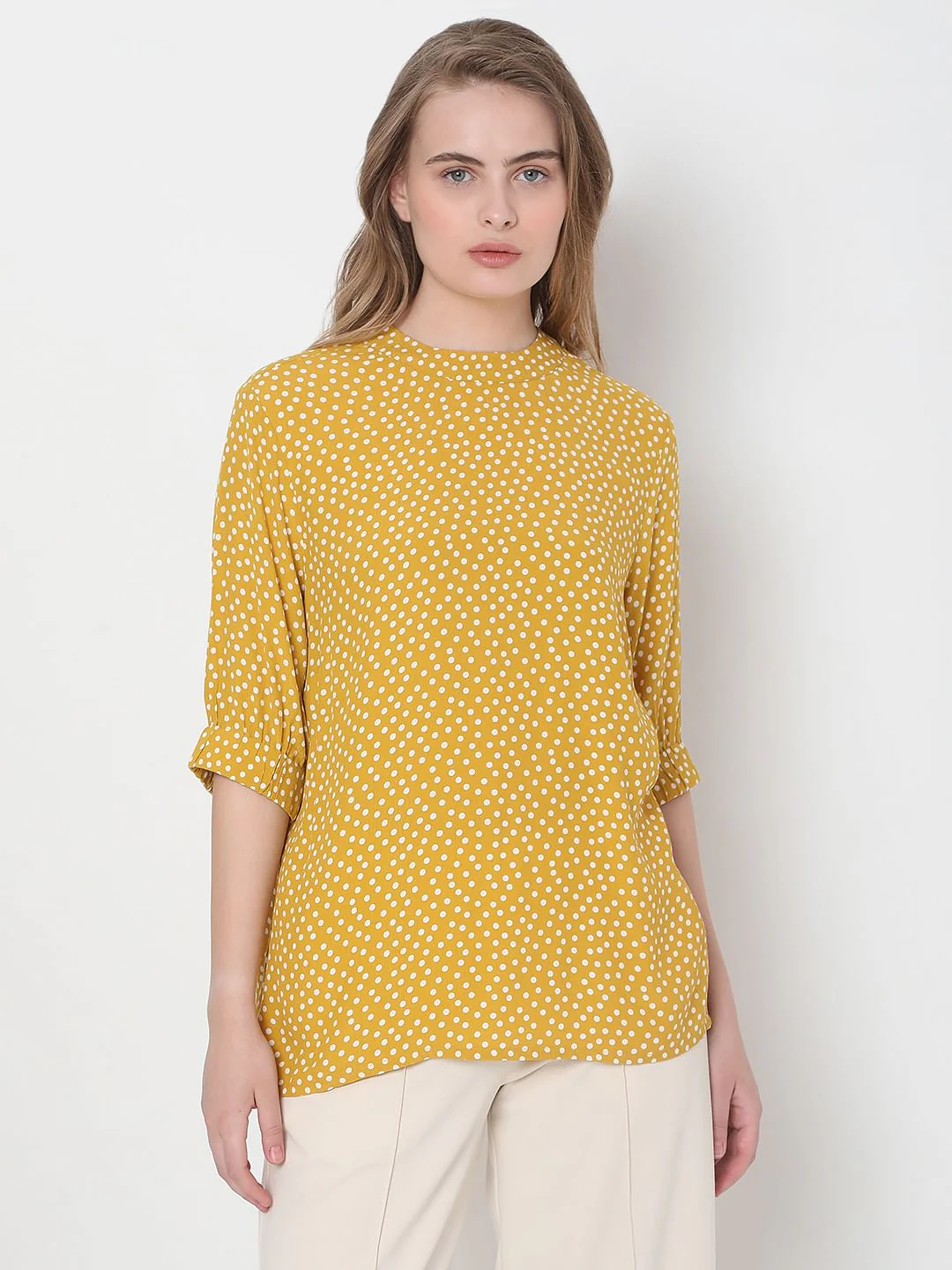 Yellow Polka Dot Top - Image 2