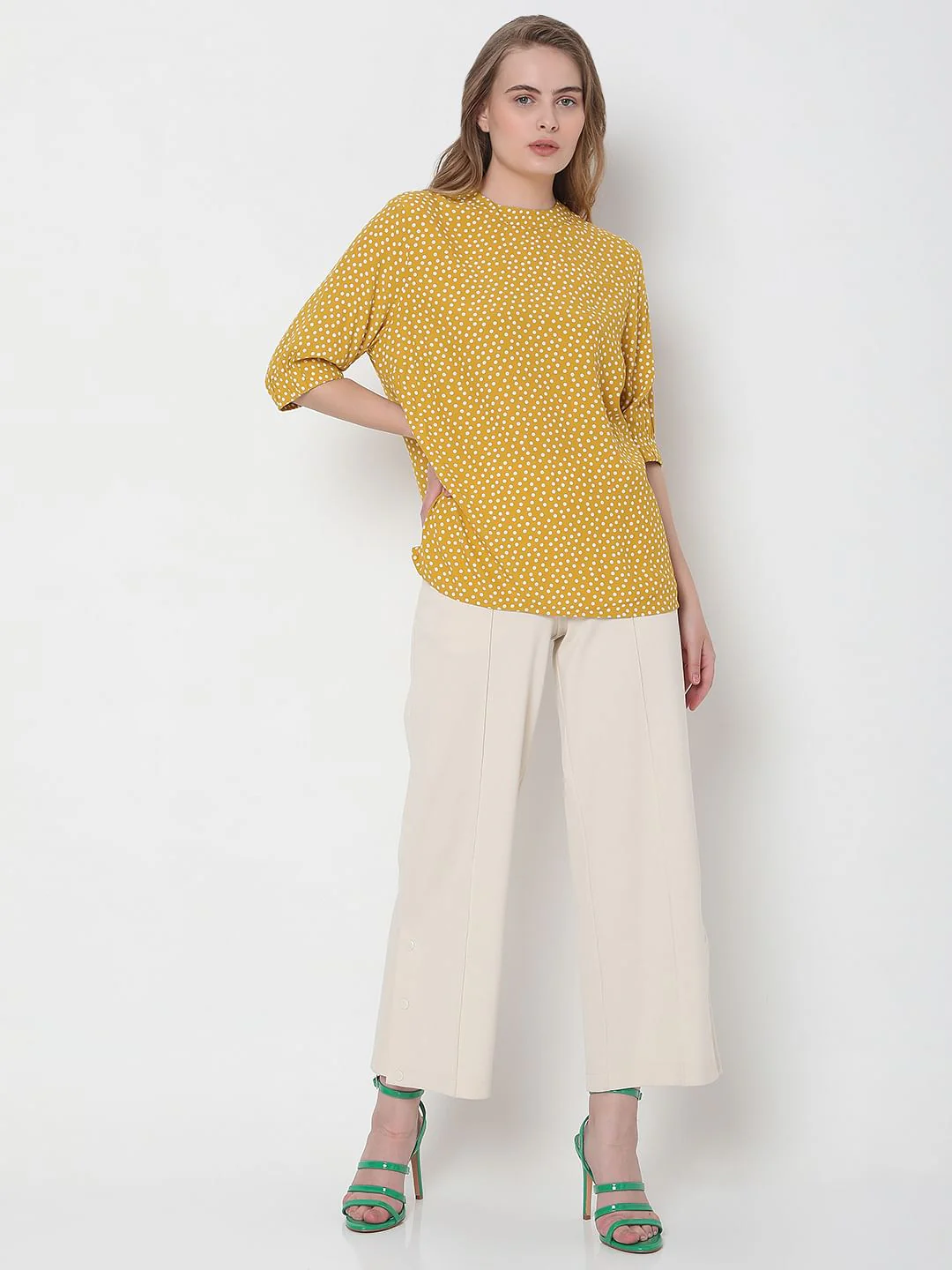 Yellow Polka Dot Top - Image 5