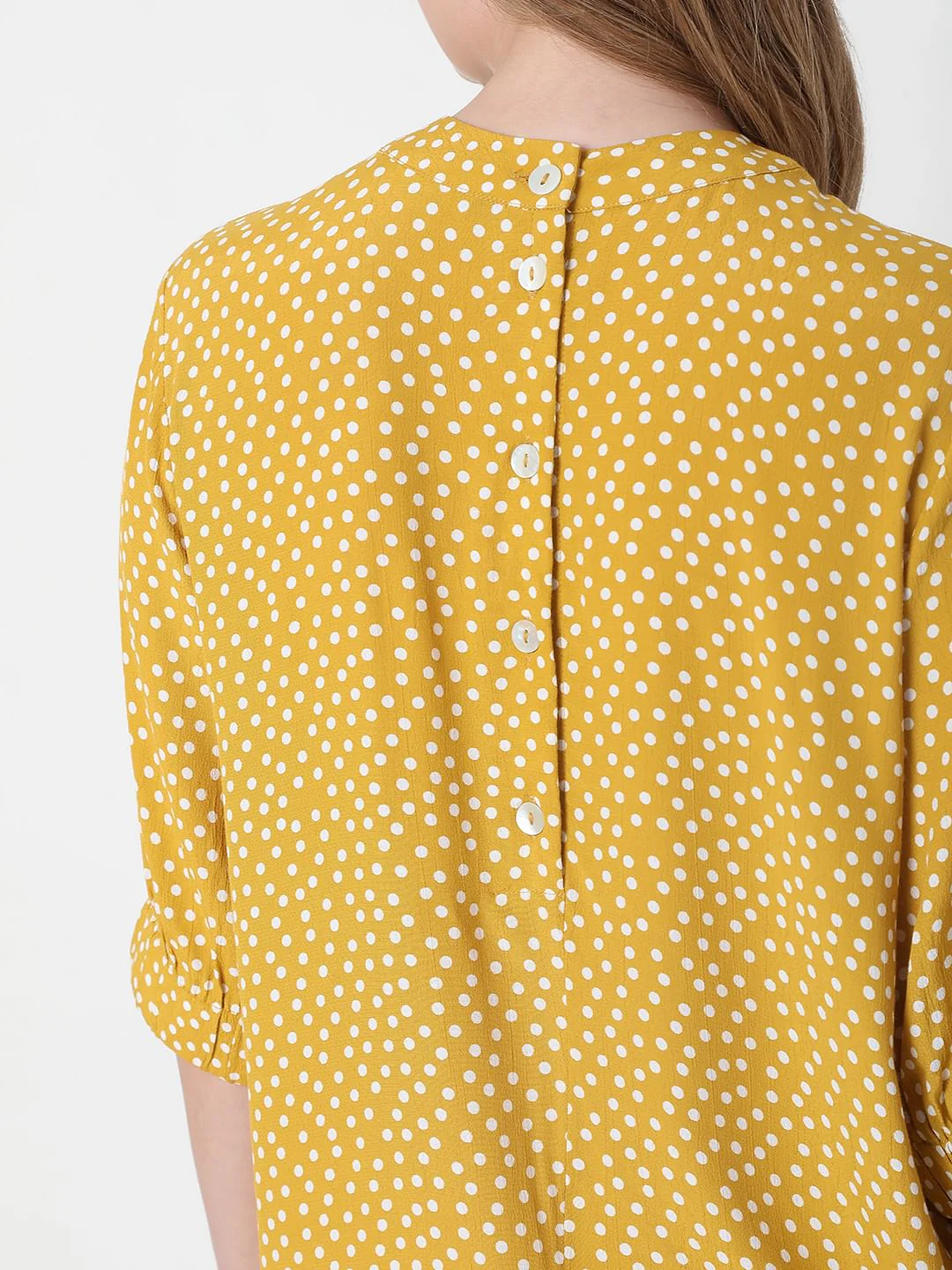Yellow Polka Dot Top - Image 6