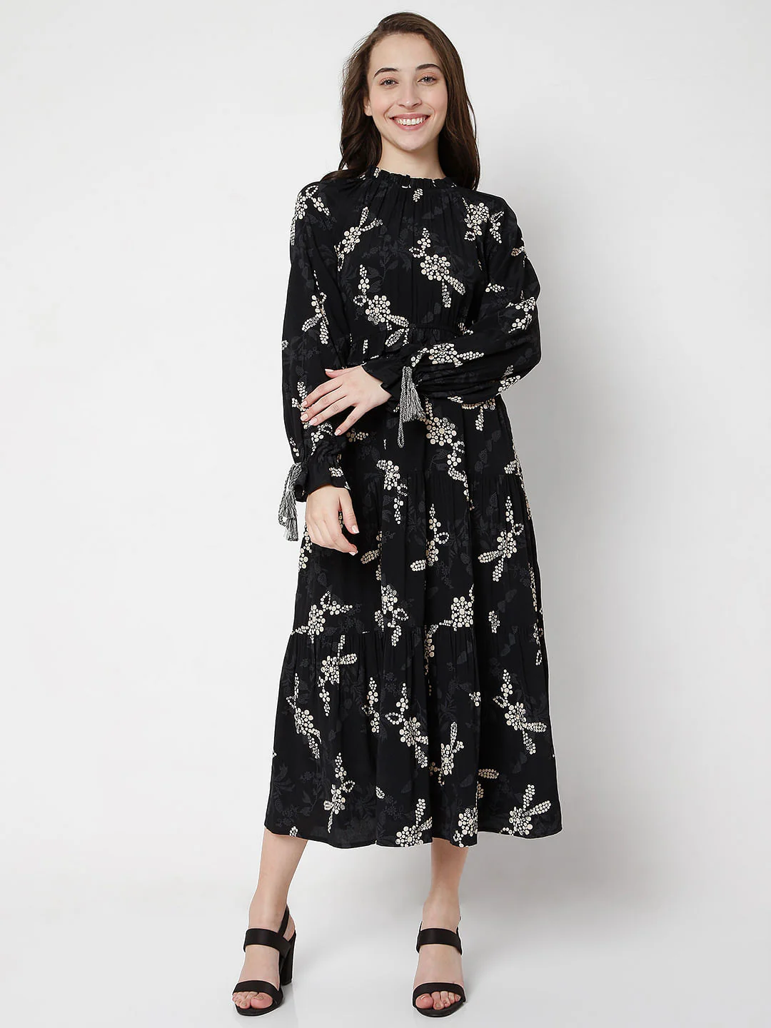 Red Floral Dress - Image 2