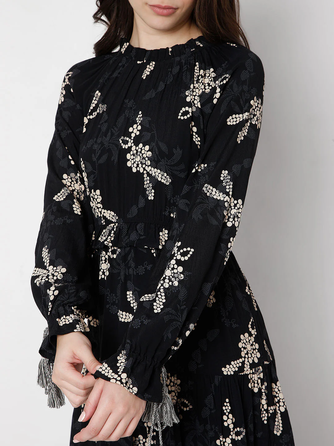 Red Floral Dress - Image 5