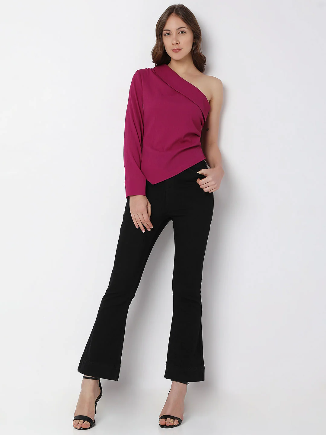 Pink One-Shoulder Top - Image 5