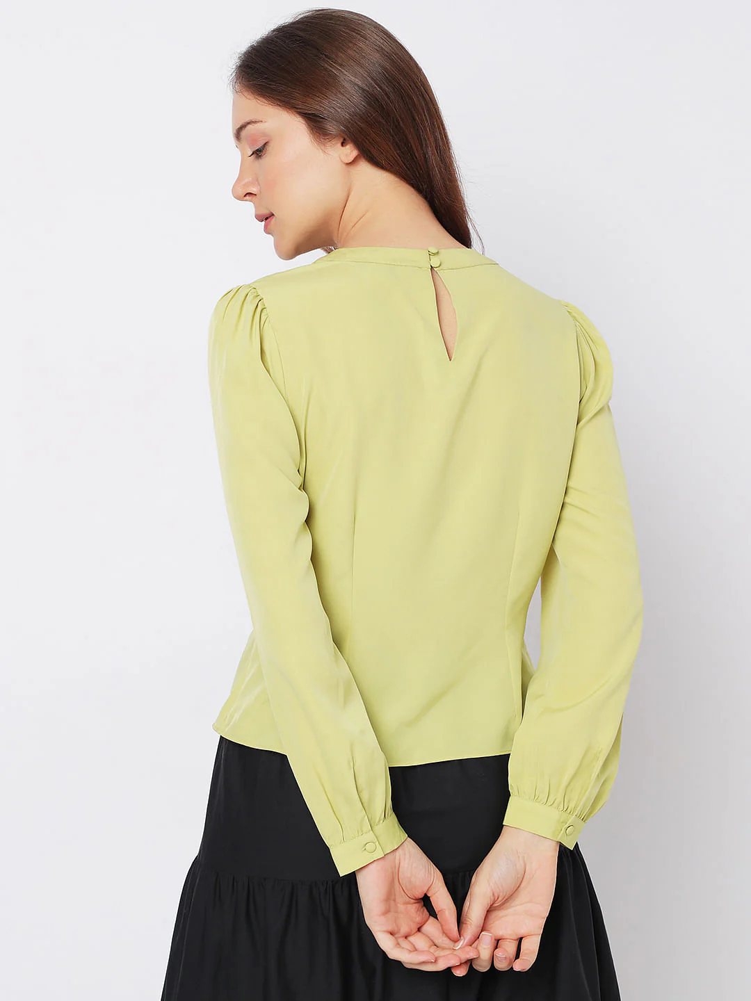 Green Cut-Out Top - Image 4